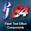 Power Pack (PJ + Supreme 4 <b>components</b>) - <b>Macromedia Flash</b> text effects