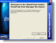 SmartTrak Manager <b>logbook</b> Import for SharkPoint for <b>Windows</b>